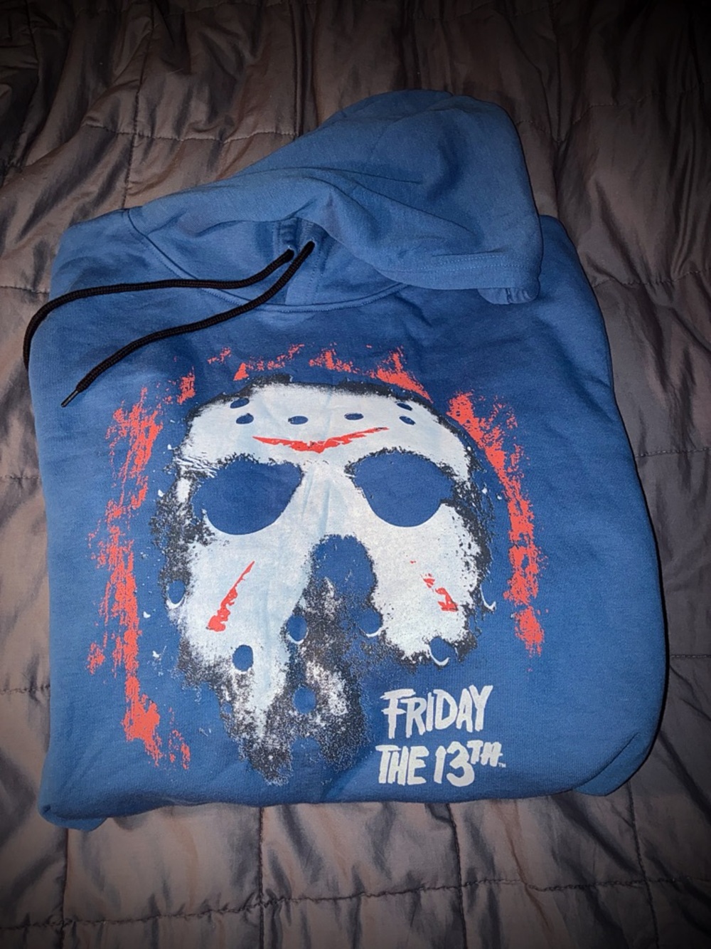 Friday the 13th Blue Graphic Hoodie